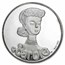 1 oz Silver Round - 1989 Barbie Pink Jubilee (APM Trade Unit)